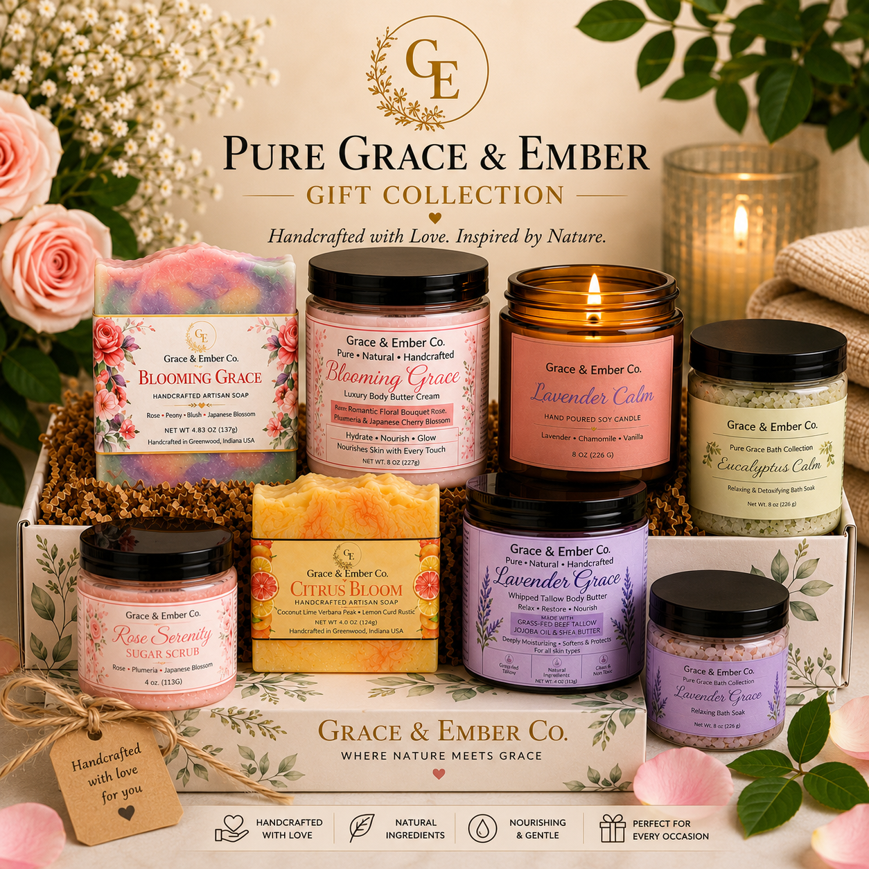 🎁 Pure Grace & Ember Gift Collection (Lavender)