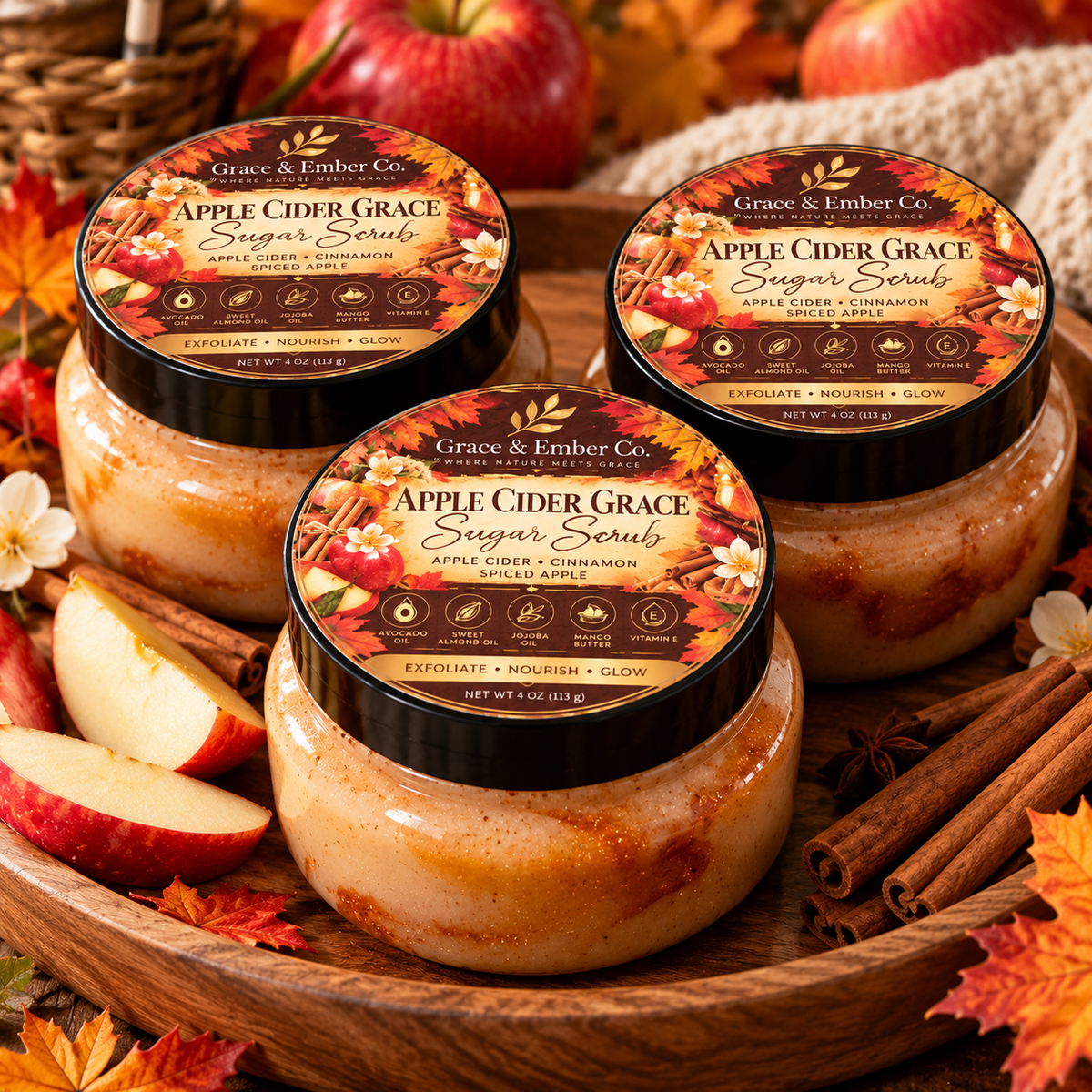 Apple Cider Grace | Whipped Scrub