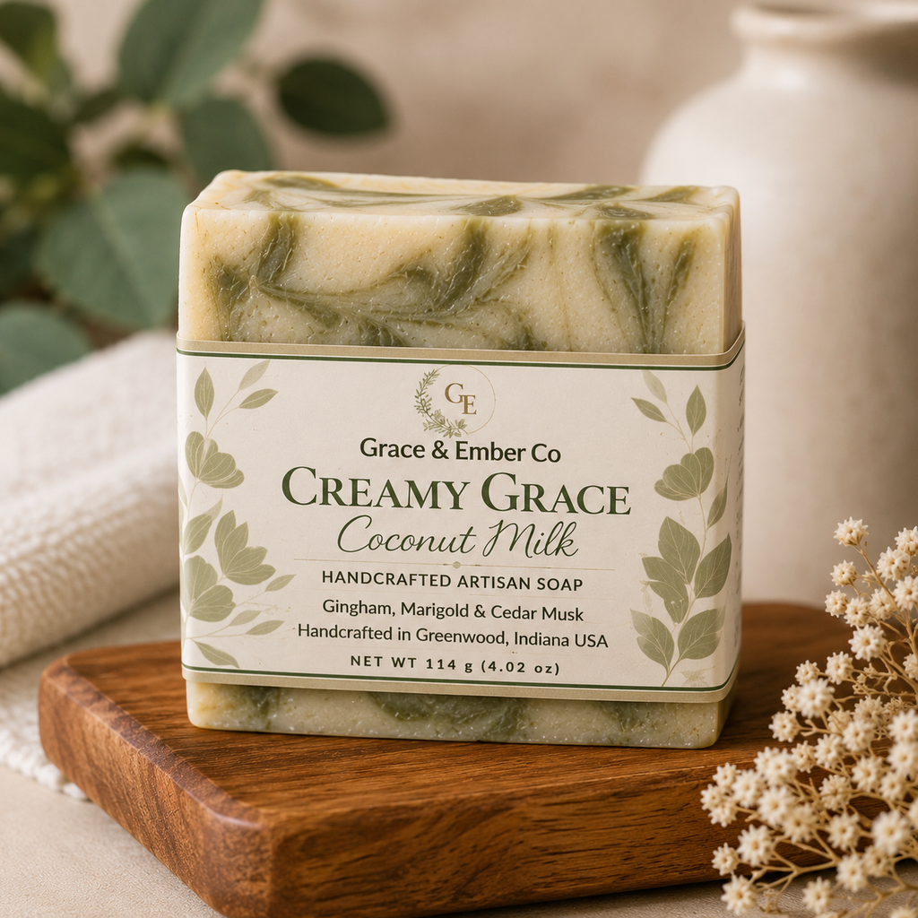 Creamy Grace Artisan Tallow Soap | Nourishing