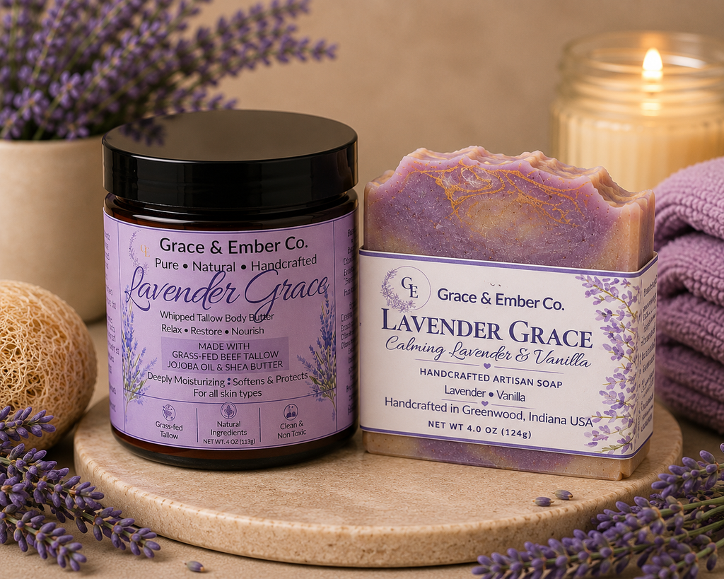 Lavender Grace Duo Gift Set (Soap + Body Butter)