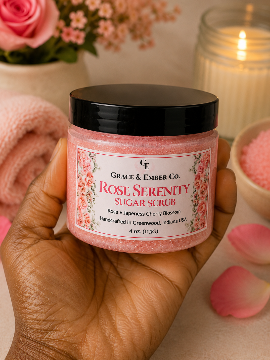 The Rose Serenity Skincare Duo Gift Set (4-Piece Set)