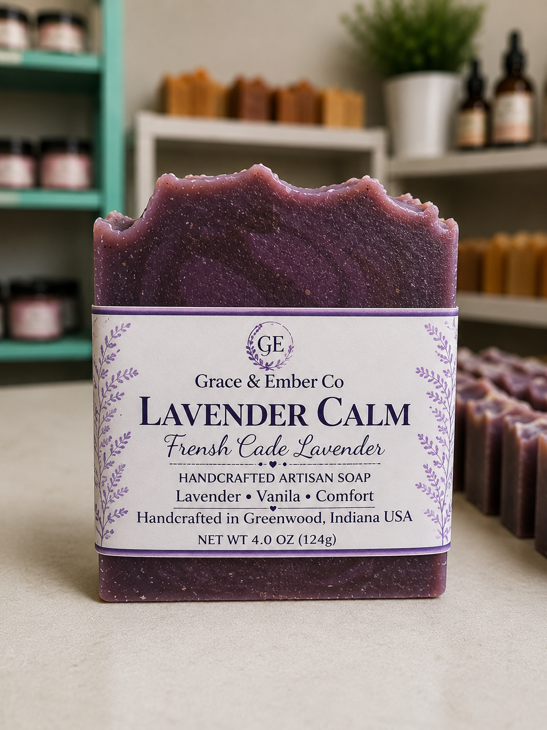 Lavender Calm – Artisan Plant-Based Soap
