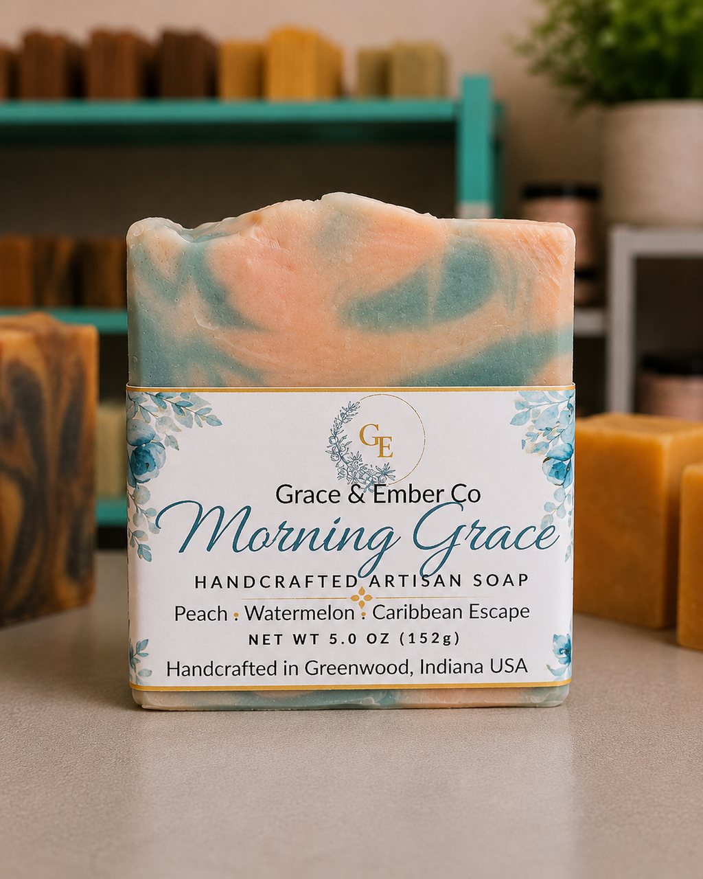 Morning Grace – Heritage Lard & Avocado Artisanal Soap