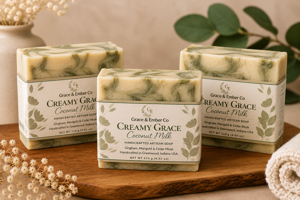 Creamy Grace Artisan Tallow Soap | Nourishing