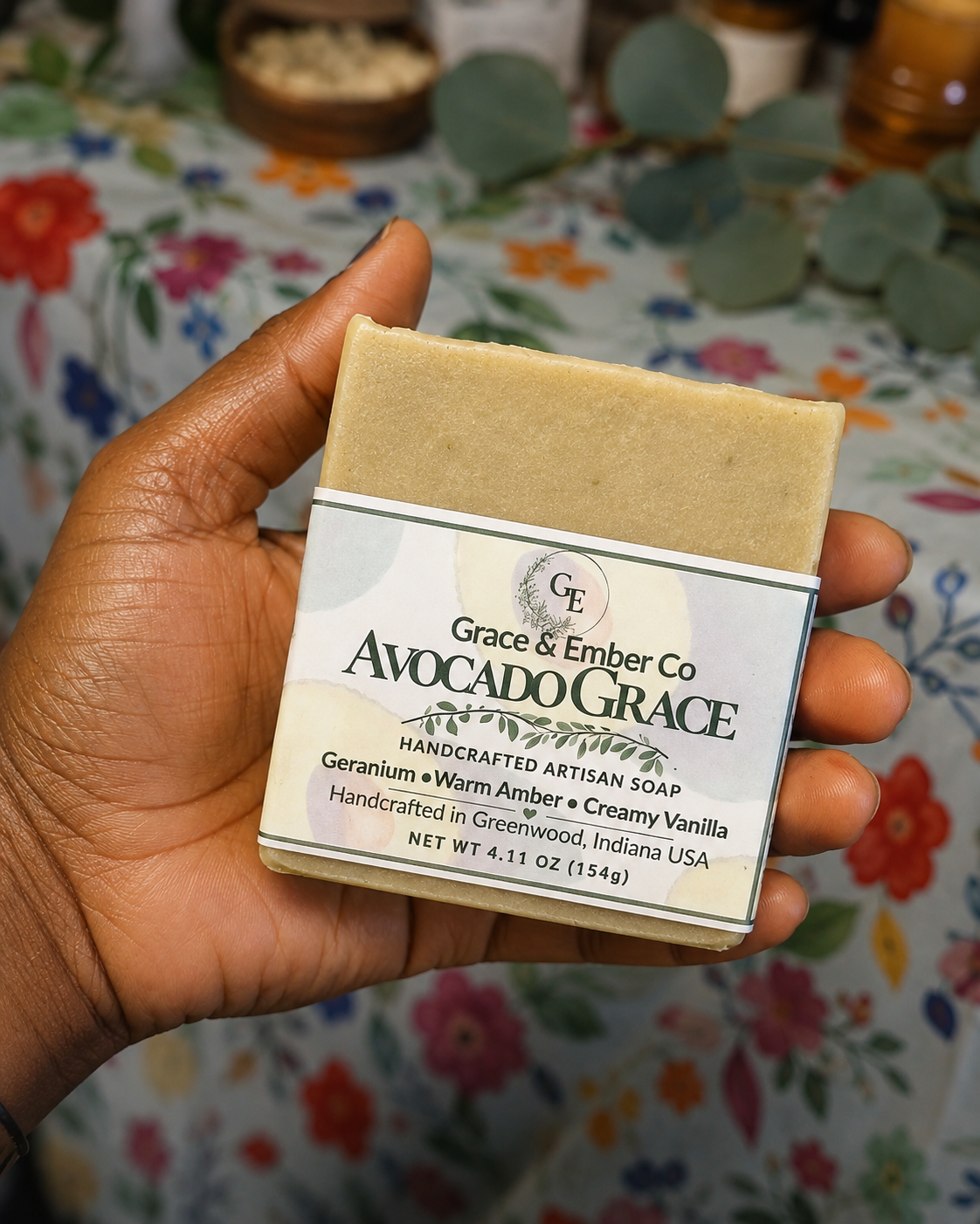 Avocado Grace Artisan Soap | Nourishing Handmade Soap for Soft, Healthy Skin