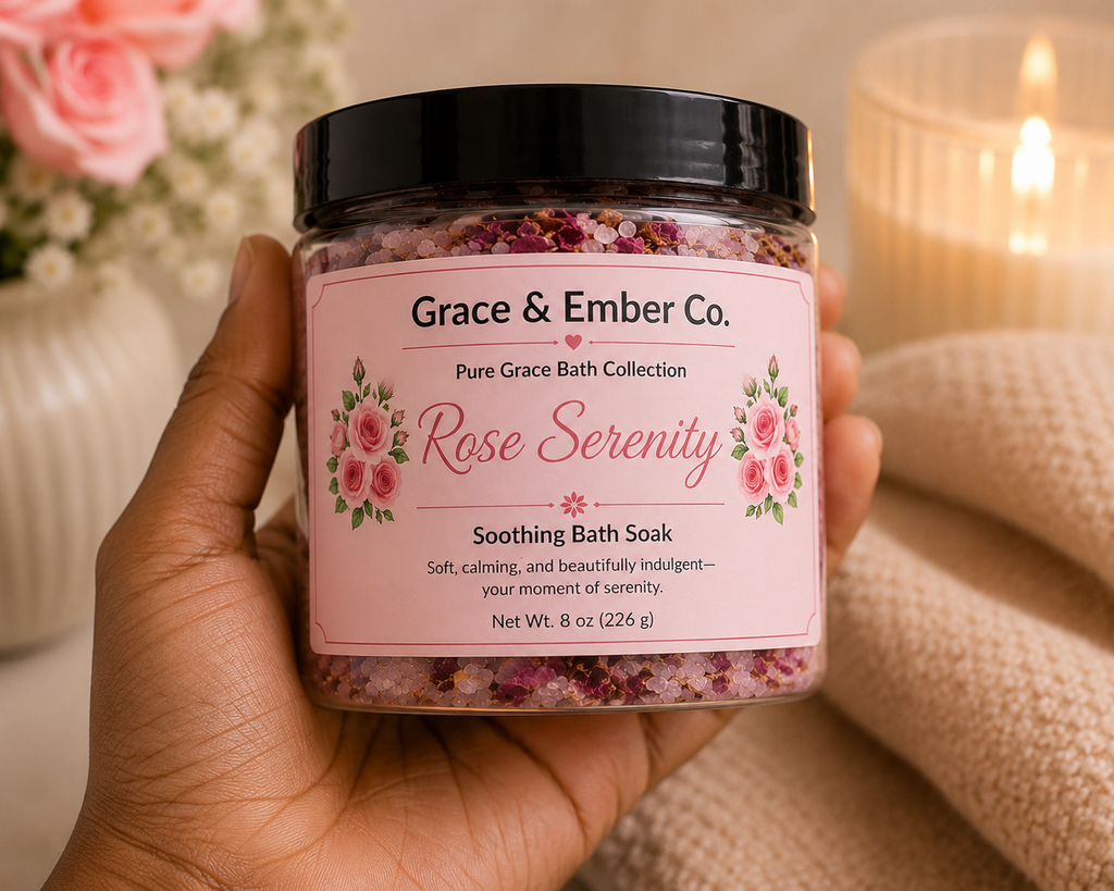 Rose Serenity – Soothing Goat Milk & Oatmeal Bath Soak