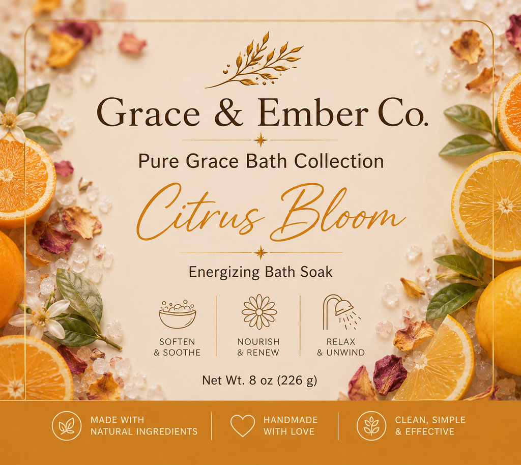 Citrus Bloom – Energizing & Refreshing Aromatherapy Bath Soak