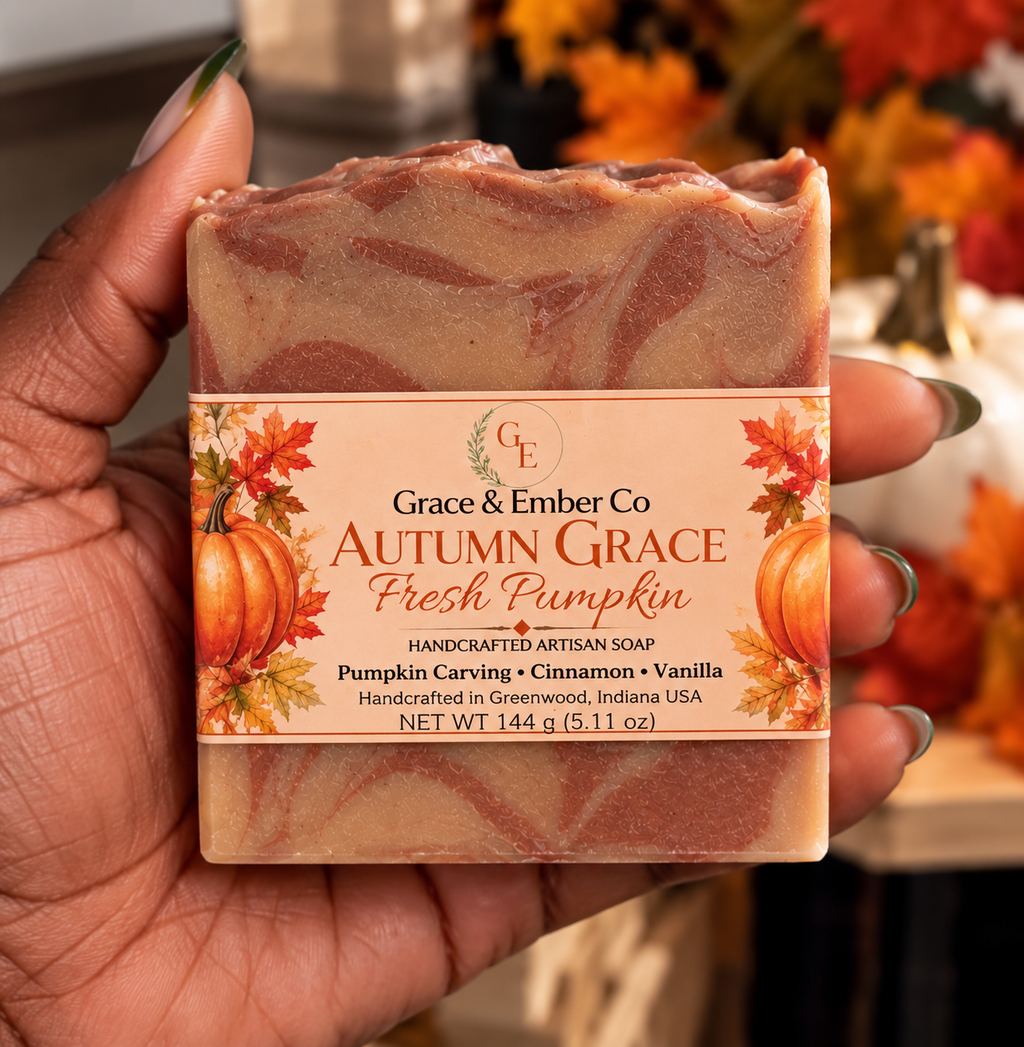 Autumn Grace | Fresh Pumpkin Tallow Artisan Soap