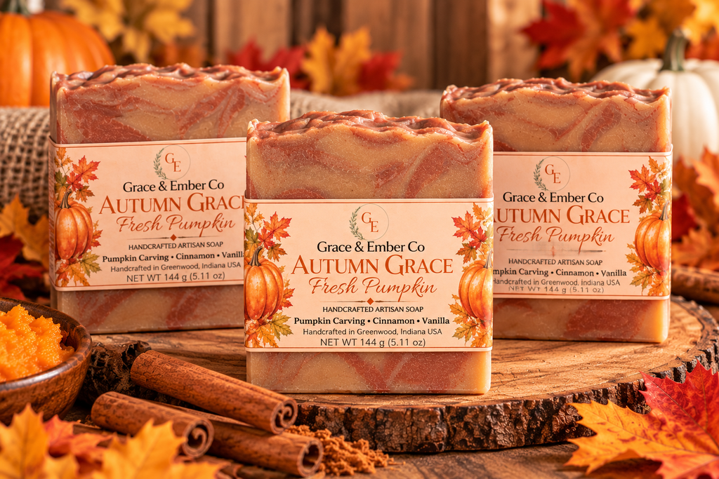 Autumn Grace | Fresh Pumpkin Tallow Artisan Soap