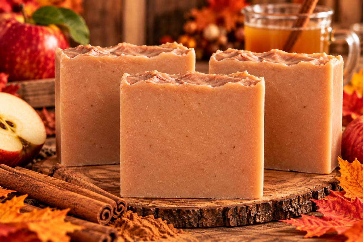 Apple Cider Grace | Fresh Apple Tallow Artisan Soap