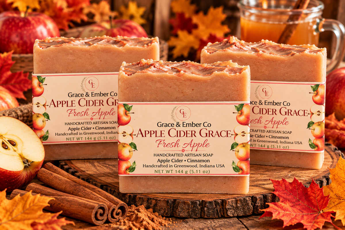 Apple Cider Grace | Fresh Apple Tallow Artisan Soap