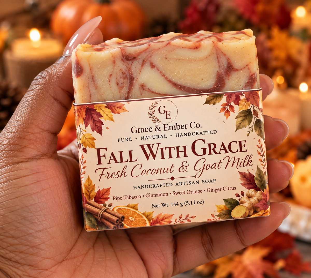 Fall With Grace | Goat Milk & Coconut Milk Artisan Soap