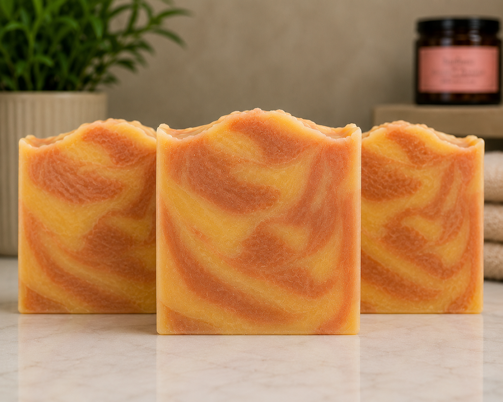 Gracie Glow – Artisanal Turmeric & Honey Mango Butter Soap