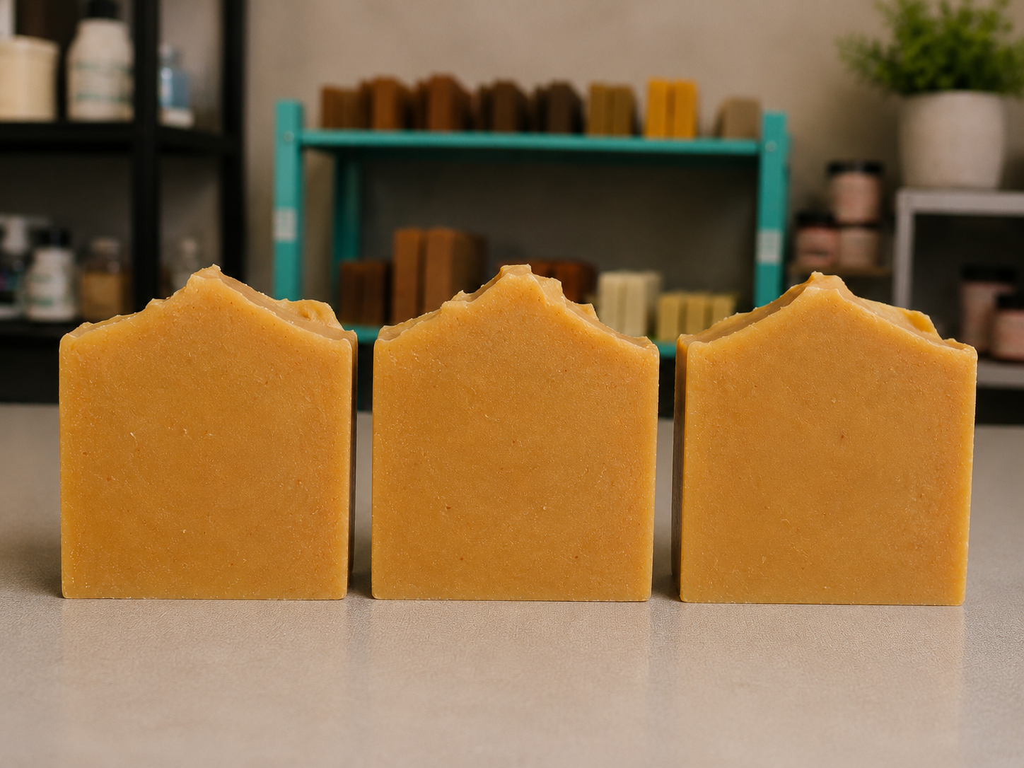Ember Glow – Natural Brightening Goat Milk Soap
