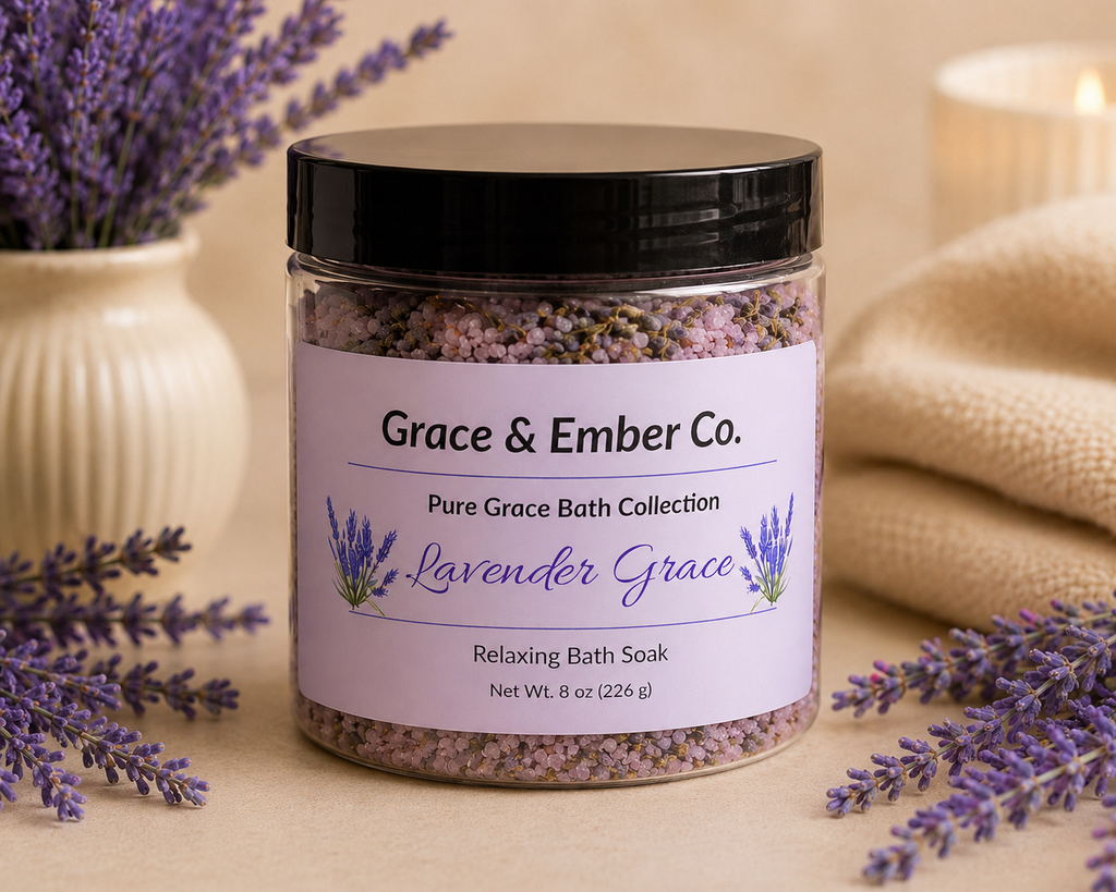 Lavender Grace – Calming & Relaxing Bath Soak