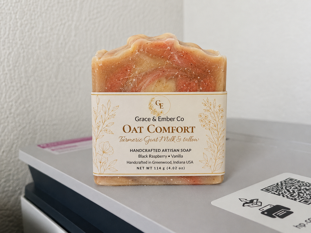 Oat Comfort Turmeric Goat Milk & Tallow Soap