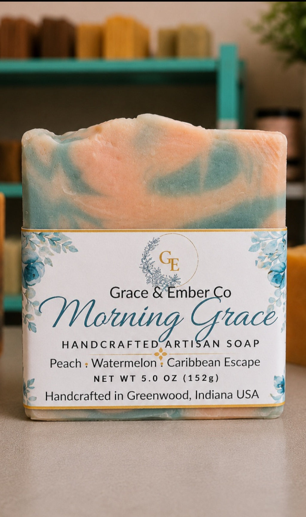 Morning Grace – Heritage Lard & Avocado Artisanal Soap