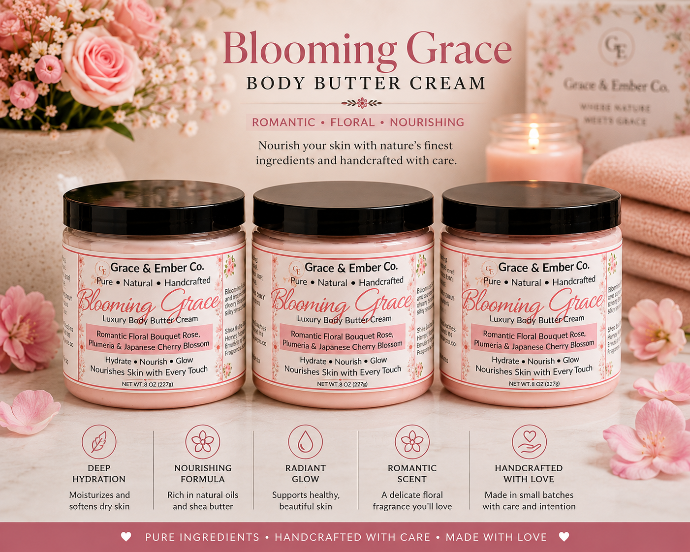Blooming Grace Body Butter Cream
