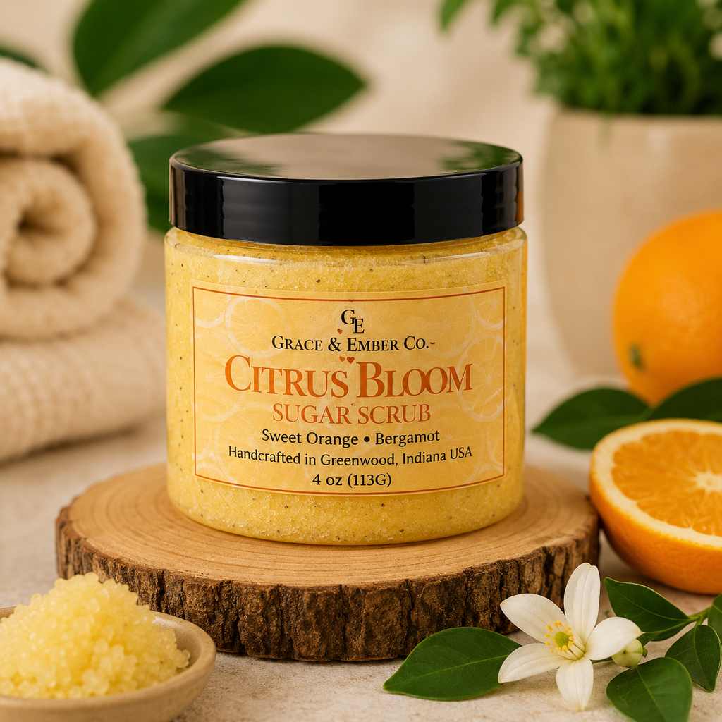 Citrus Bloom – Foaming Shea Butter Sugar Scrub