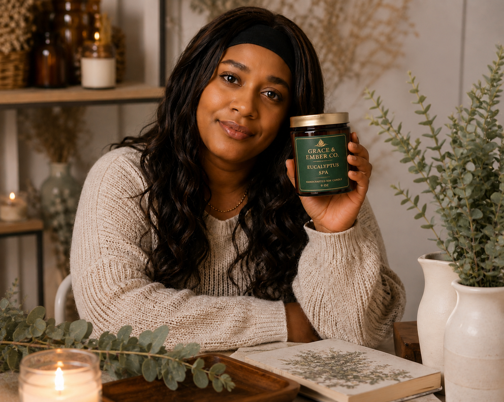 Eucalyptus Spa – Rejuvenating Aromatherapy Soy Candle (9 oz)