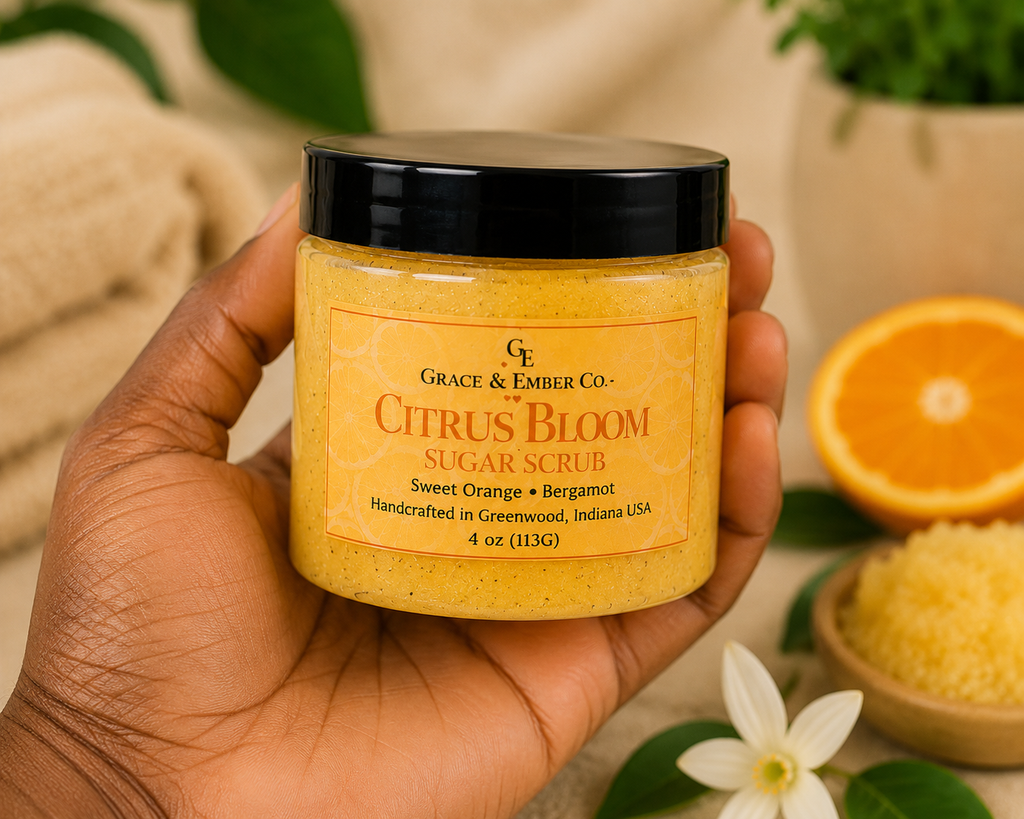 Citrus Bloom – Foaming Shea Butter Sugar Scrub